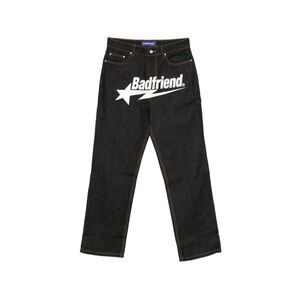 Badfriend Black Denim - Regular & Straight-Leg Jeans Men